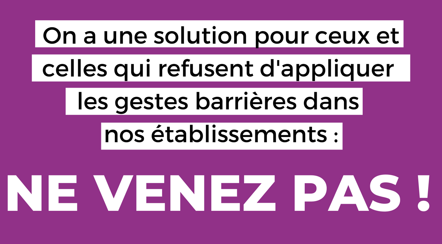Refus des gestes barrières au sein de nos EHPAD GROUPE SOS Seniors : ne venez pas !