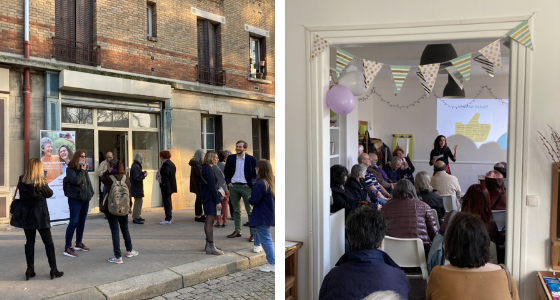 Inauguration d’un nouveau local de vie partagée pour un projet d’habitat inclusif dans des résidences Paris Habitat !