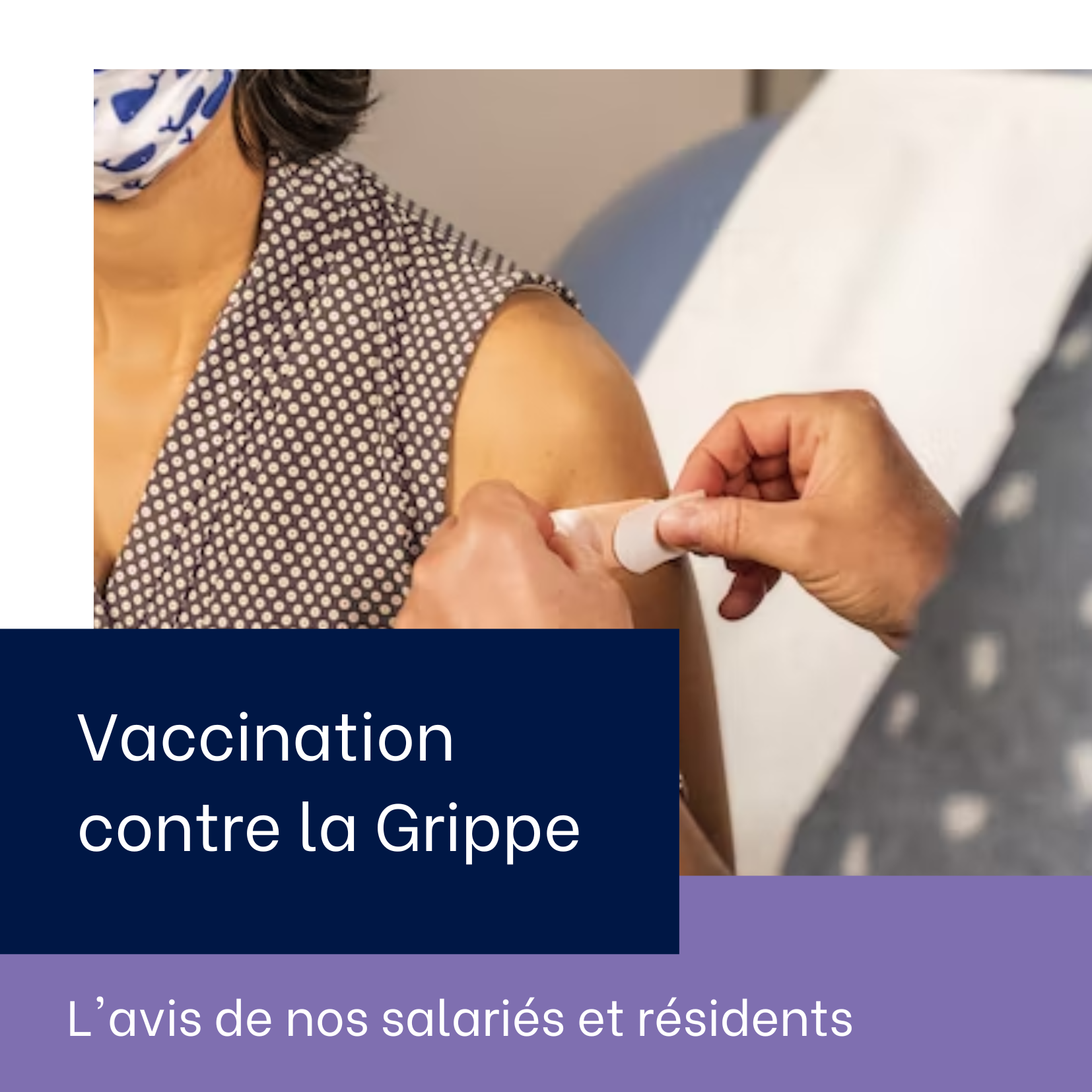 Nos salariés et résidents se vaccinent contre la Grippe !