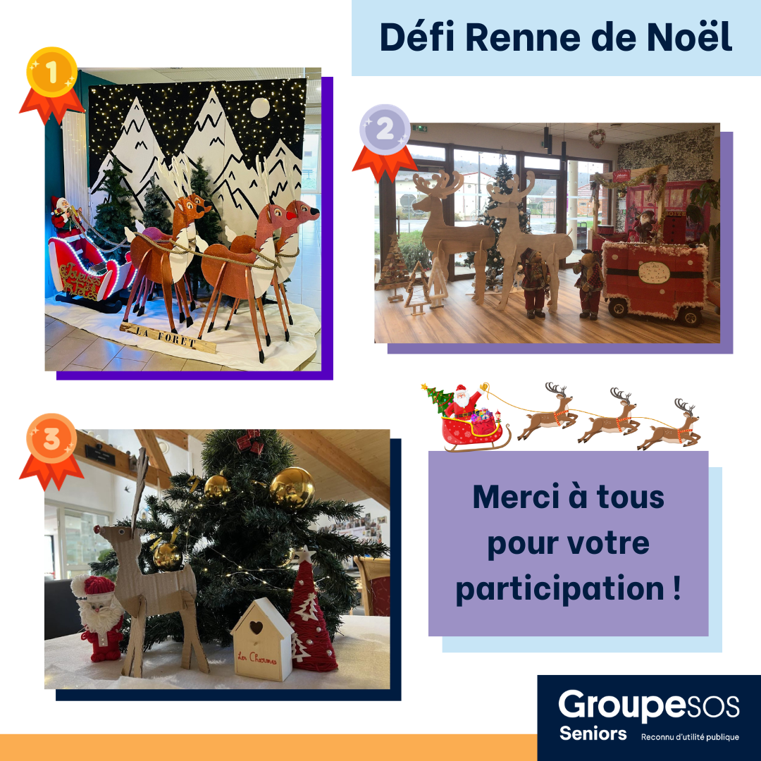 Défi Renne de Noël