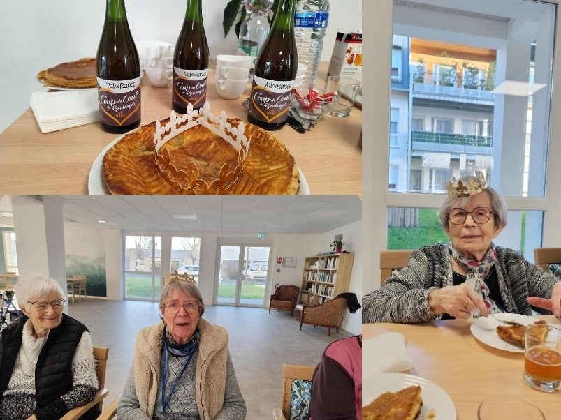 Retour sur la galette des rois dans nos lieux de vie partagés !