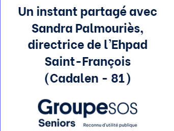 Un instant partagé avec Sandra Palmouriès !