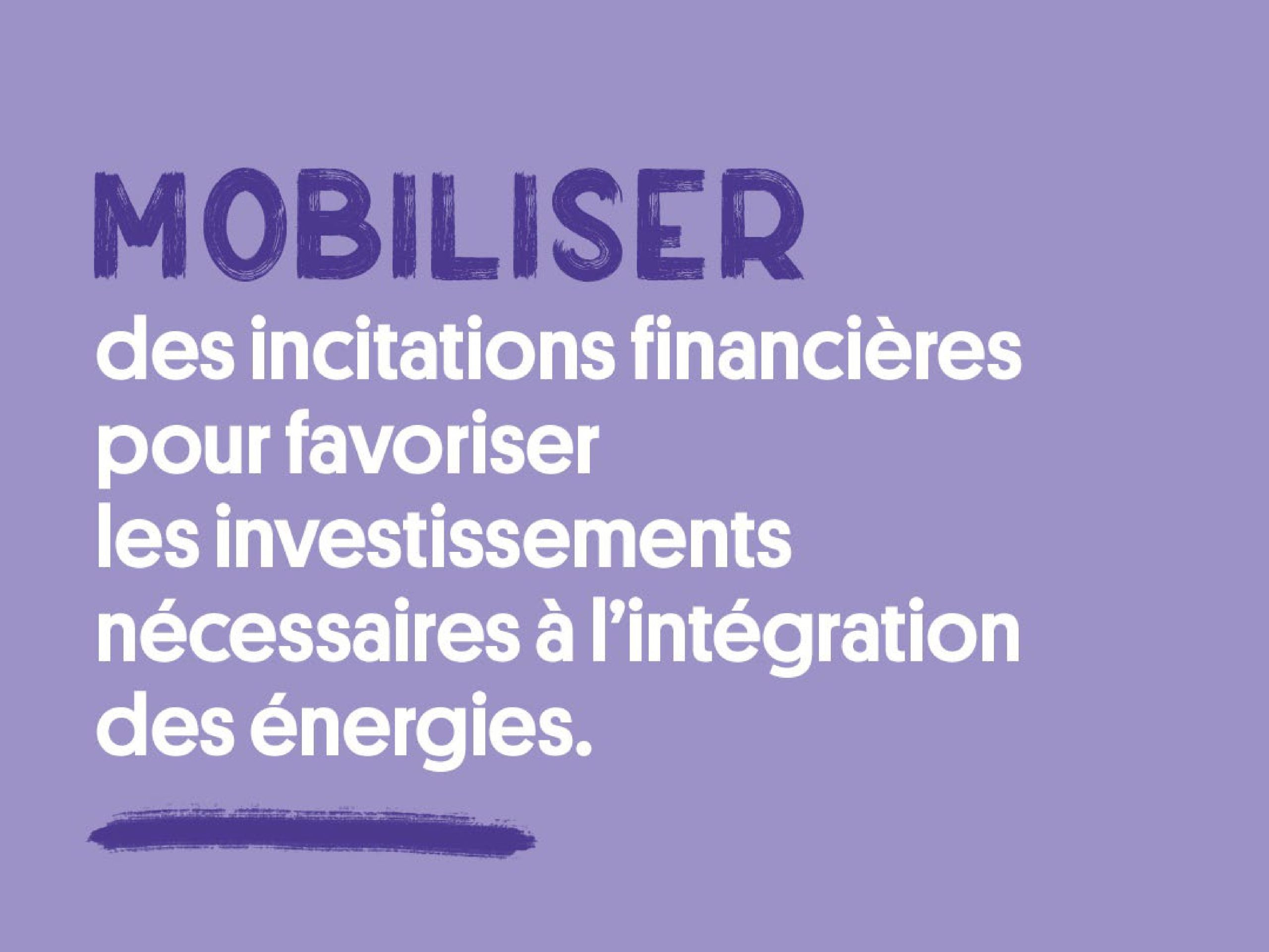 Avec notre plaidoyer, nous prenons position #23 Mobiliser des incitations financières pour favoriser les investissements nécessaires à l’intégration des énergies renouvelables dans nos établissements