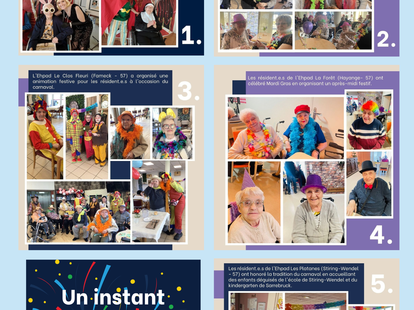 Un instant partagé spécial carnaval !