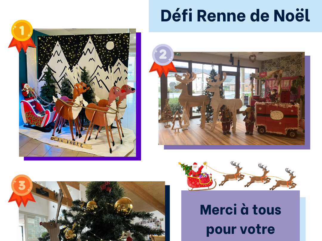 Défi Renne de Noël