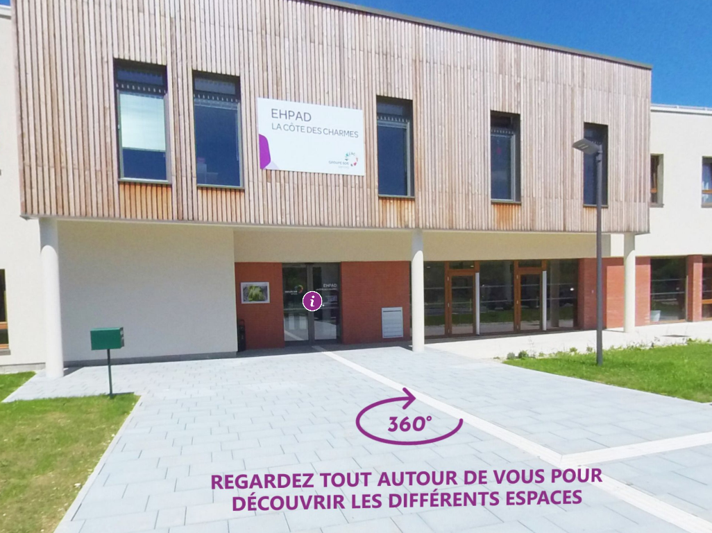 Visitez virtuellement l'EHPAD La Côte des Charmes