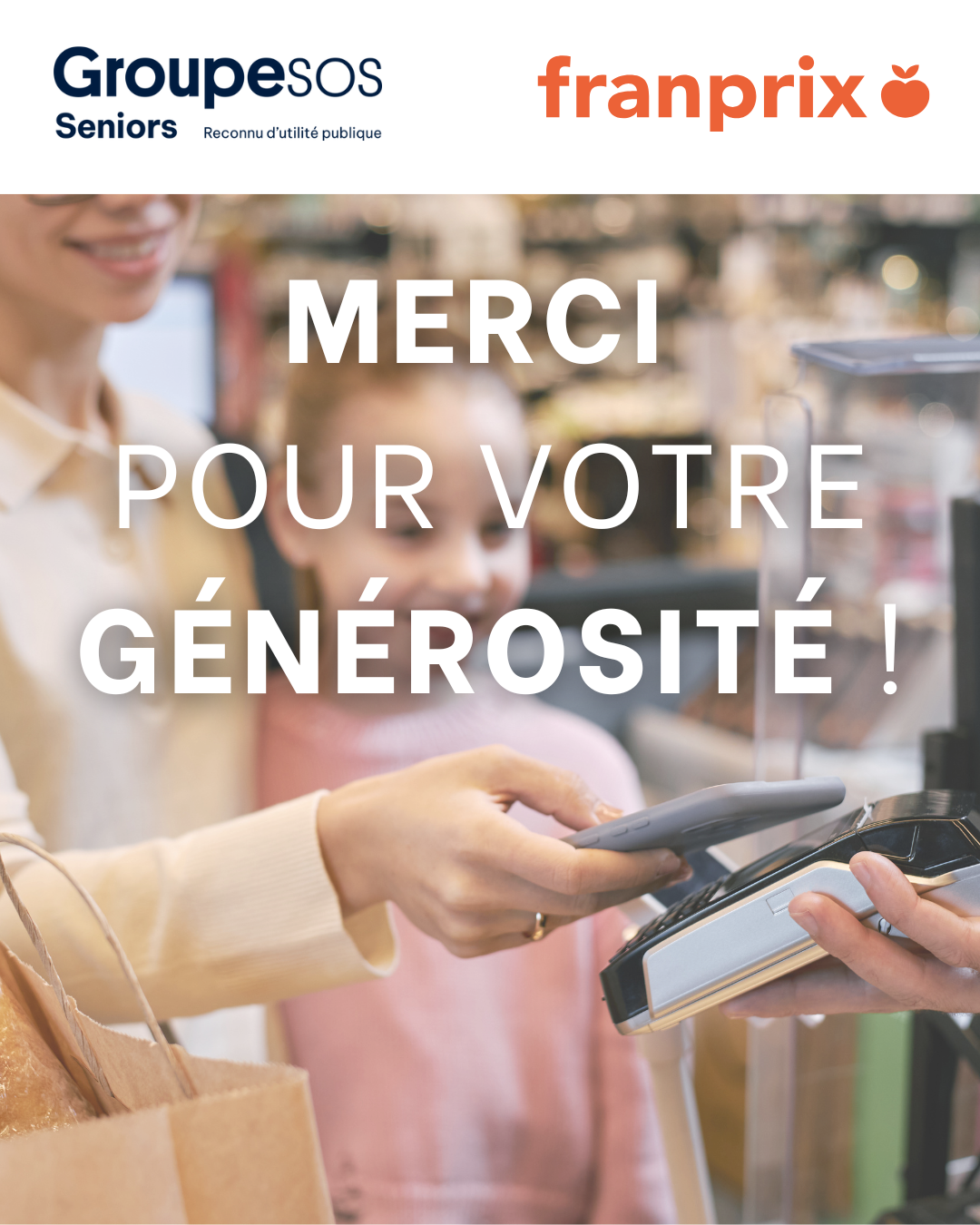 Appel à la générosité du public