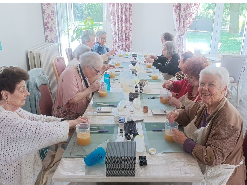 Un atelier cosmétique à la résidence La Closeraie 💄