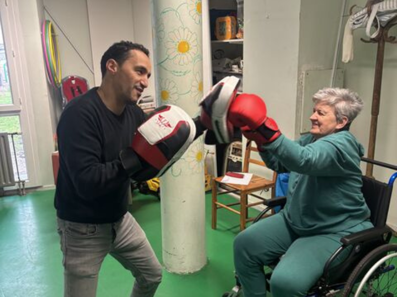 Quand la boxe s’invite chez les seniors🥊