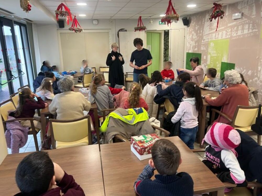 Un moment intergénérationnel 💙