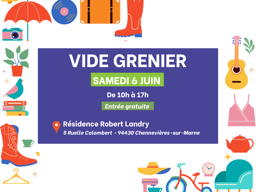 Venez nombreux à notre grand vide-grenier !🤗