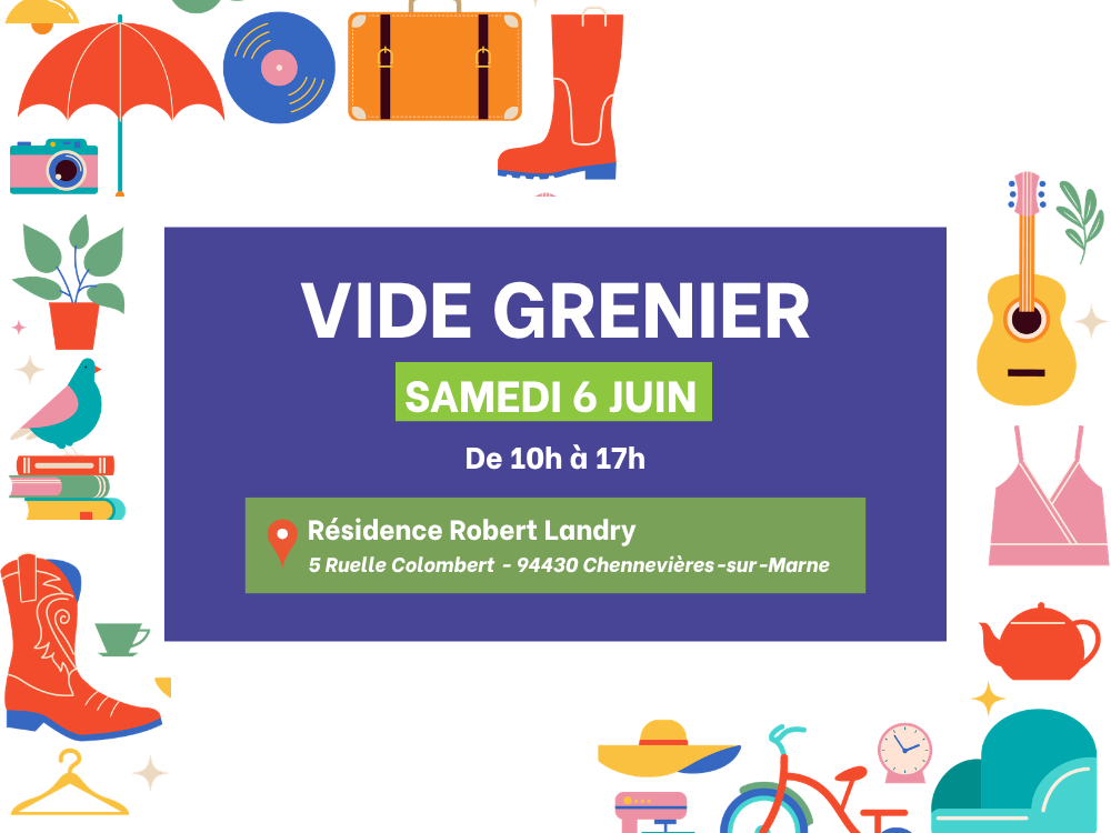 Venez nombreux à notre grand vide-grenier !🤗