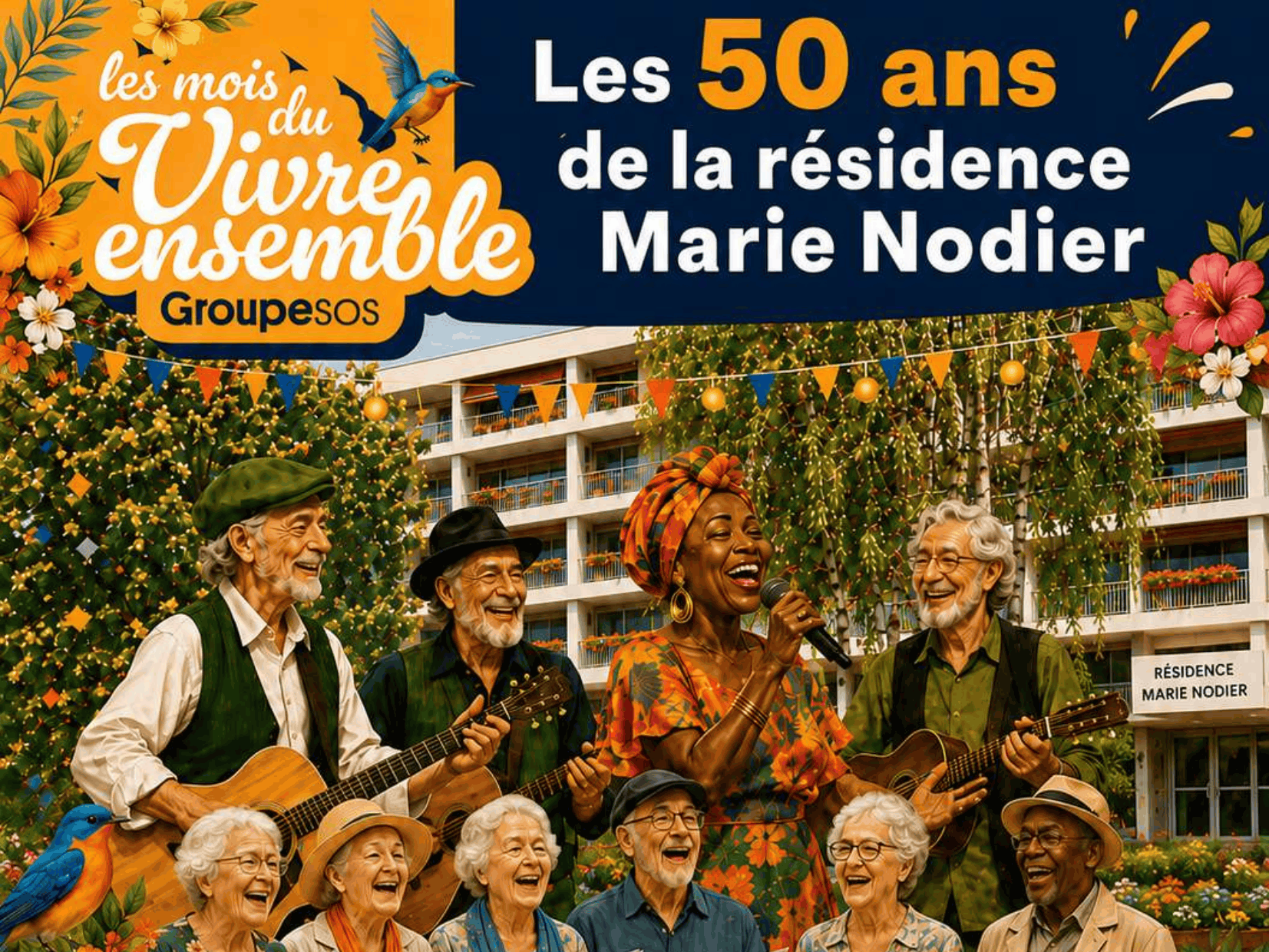 La résidence Marie Nodier fête ses 50 ans🎂