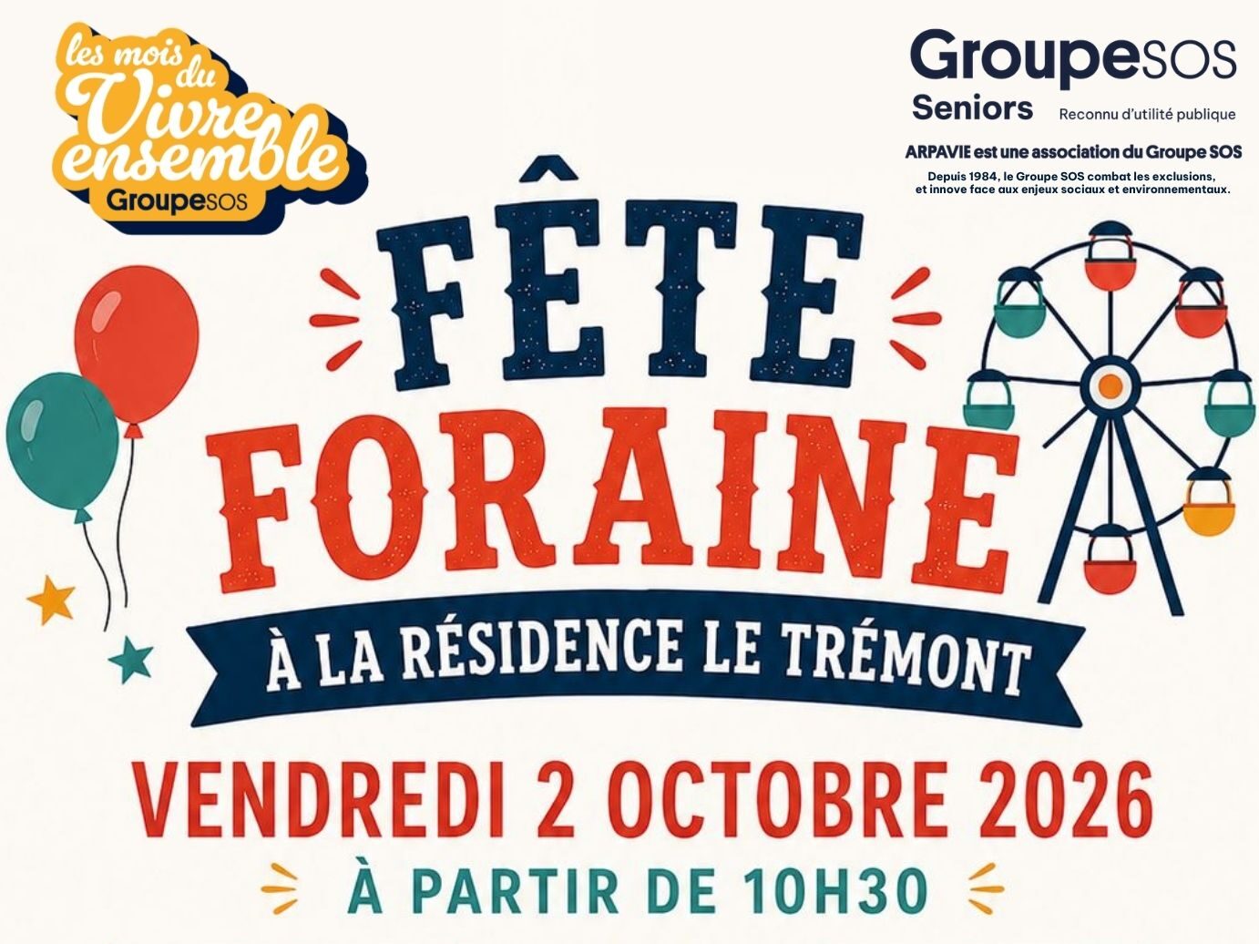 Fête foraine à la résidence Le Trémont à Sète 🎪