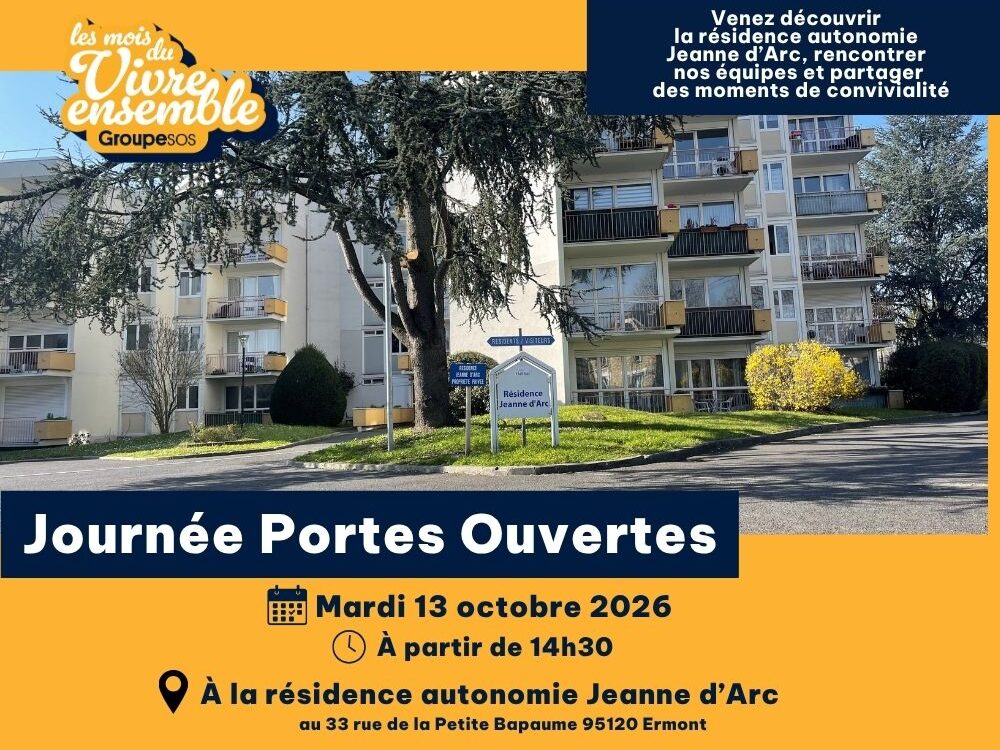 Rendez-vous pour la Journée Portes Ouvertes le 13 octobre🤗