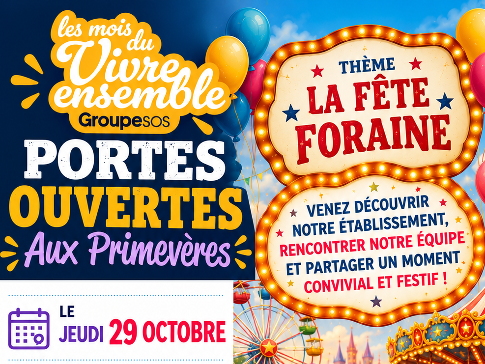 Venez à la Journée Portes Ouvertes de la résidence Les Primevères 🎉